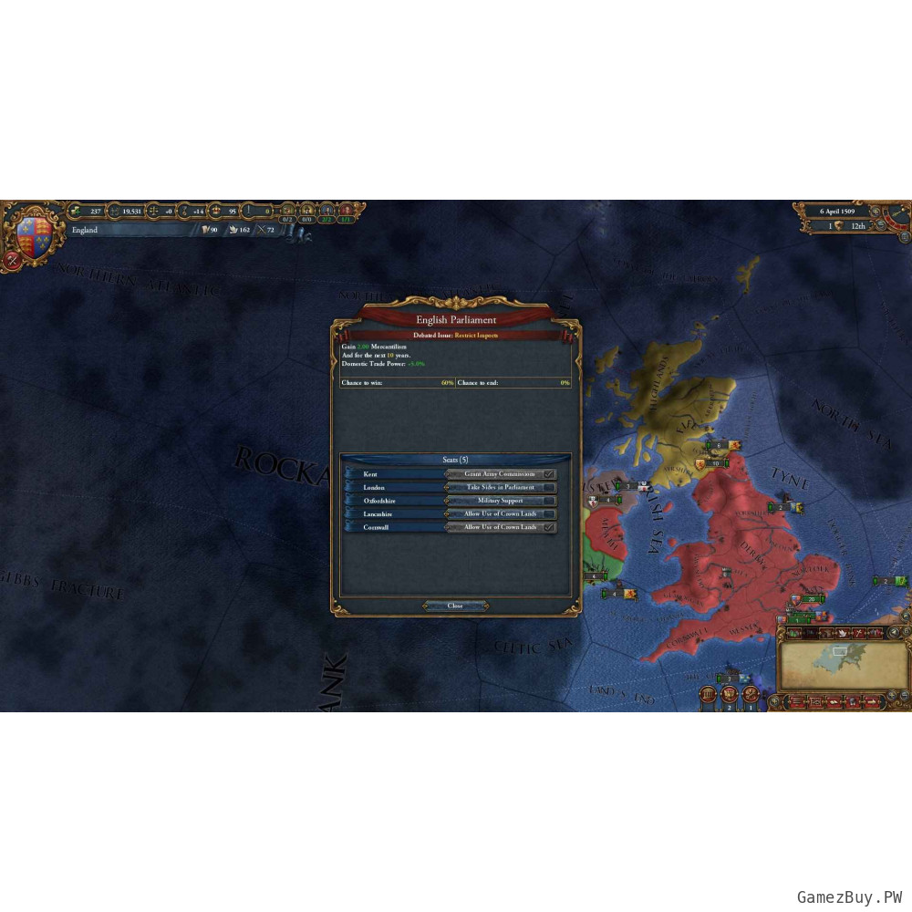 Europa Universalis IV: Common Sense