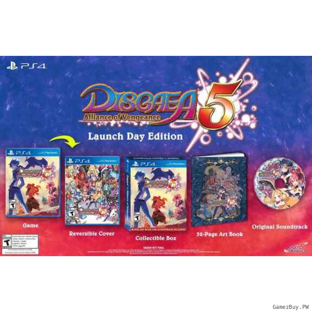 Disgaea 5: Alliance of Vengeance Launch Day Edition 