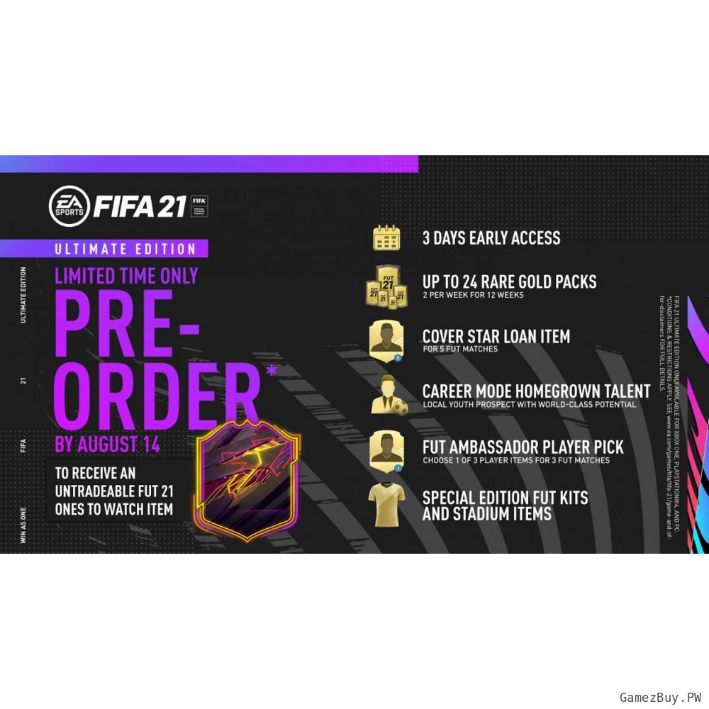 FIFA 21 ПК Origin: Издание Ultimate