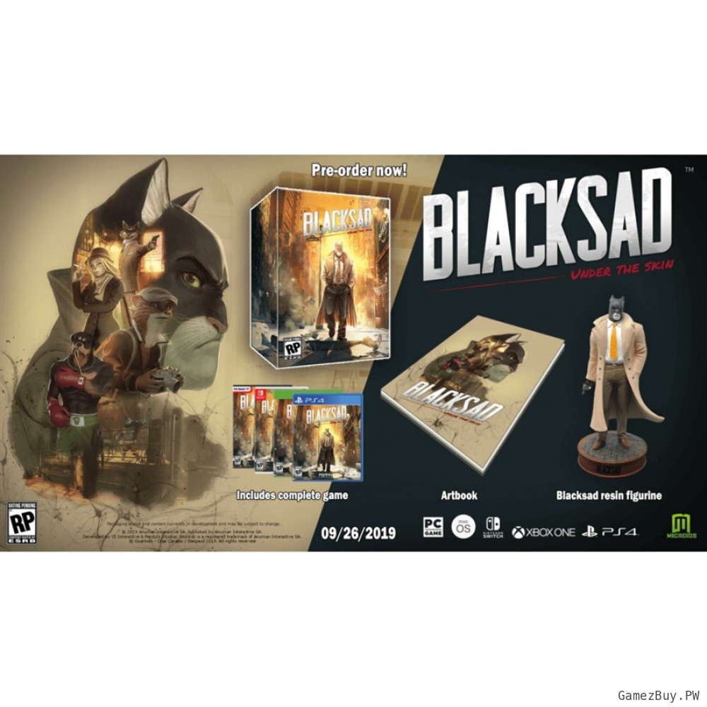 Коллекционное издание Blacksad: Under the Skin Collector Edition PC