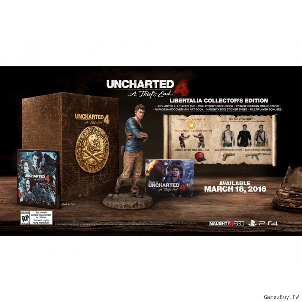 Коллекционное издание Uncharted 4: Путь Вора Libertalia Collector's Edition