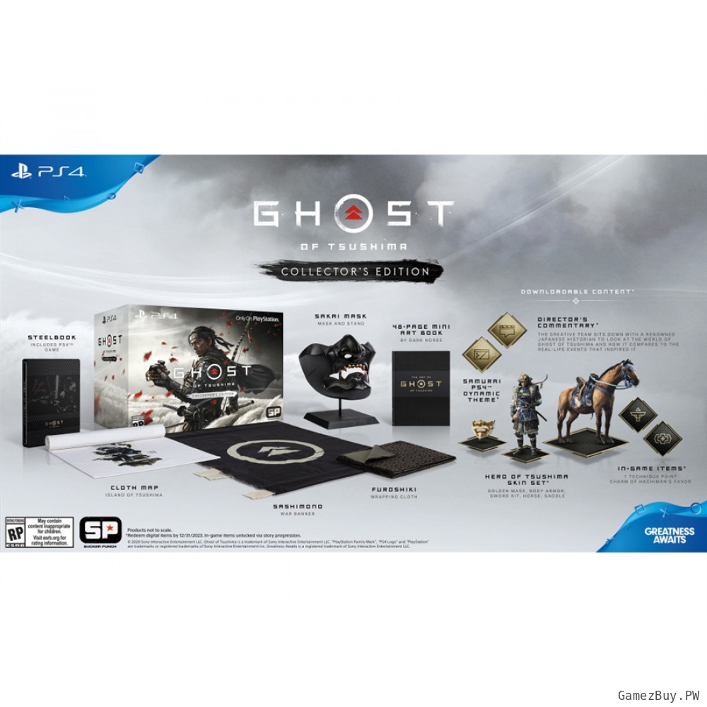 Коллекционное издание Ghost of Tsushima - Collector's Edition PS4
