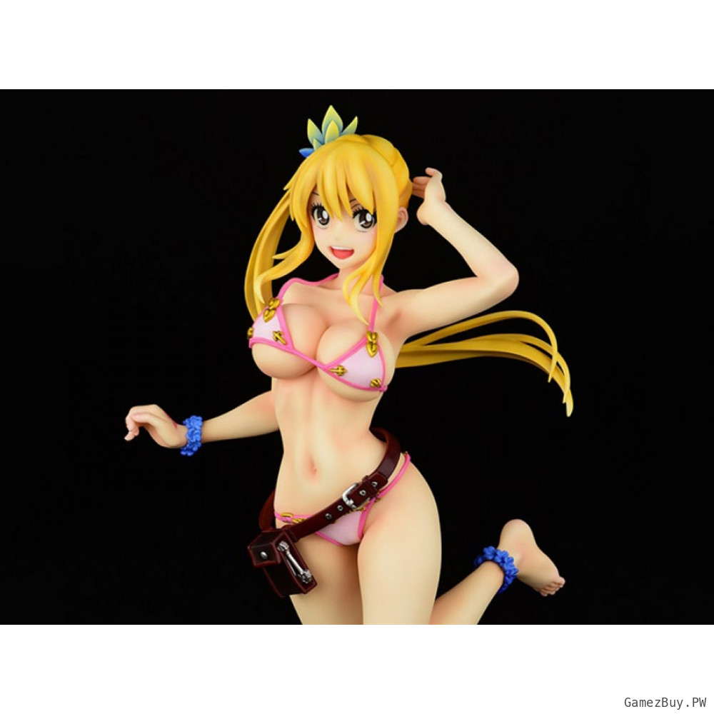 Фигурка из аниме Хвост Феи -  Люси Хартфилия (Lucy Heartfilia) Pink Swimwear Gravure Style