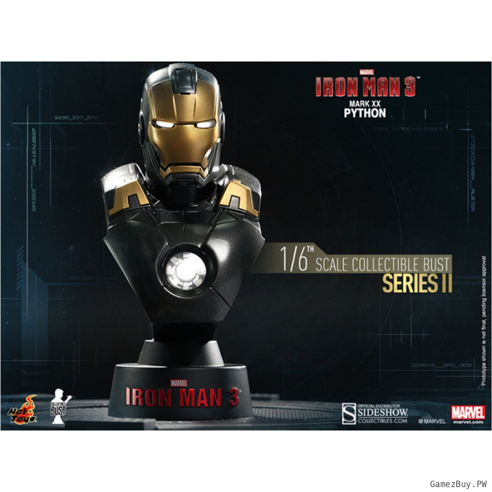 Бюст из фильма Железный Человек 3 - Железный Человек Марк XX (Iron Man Mark XX)
