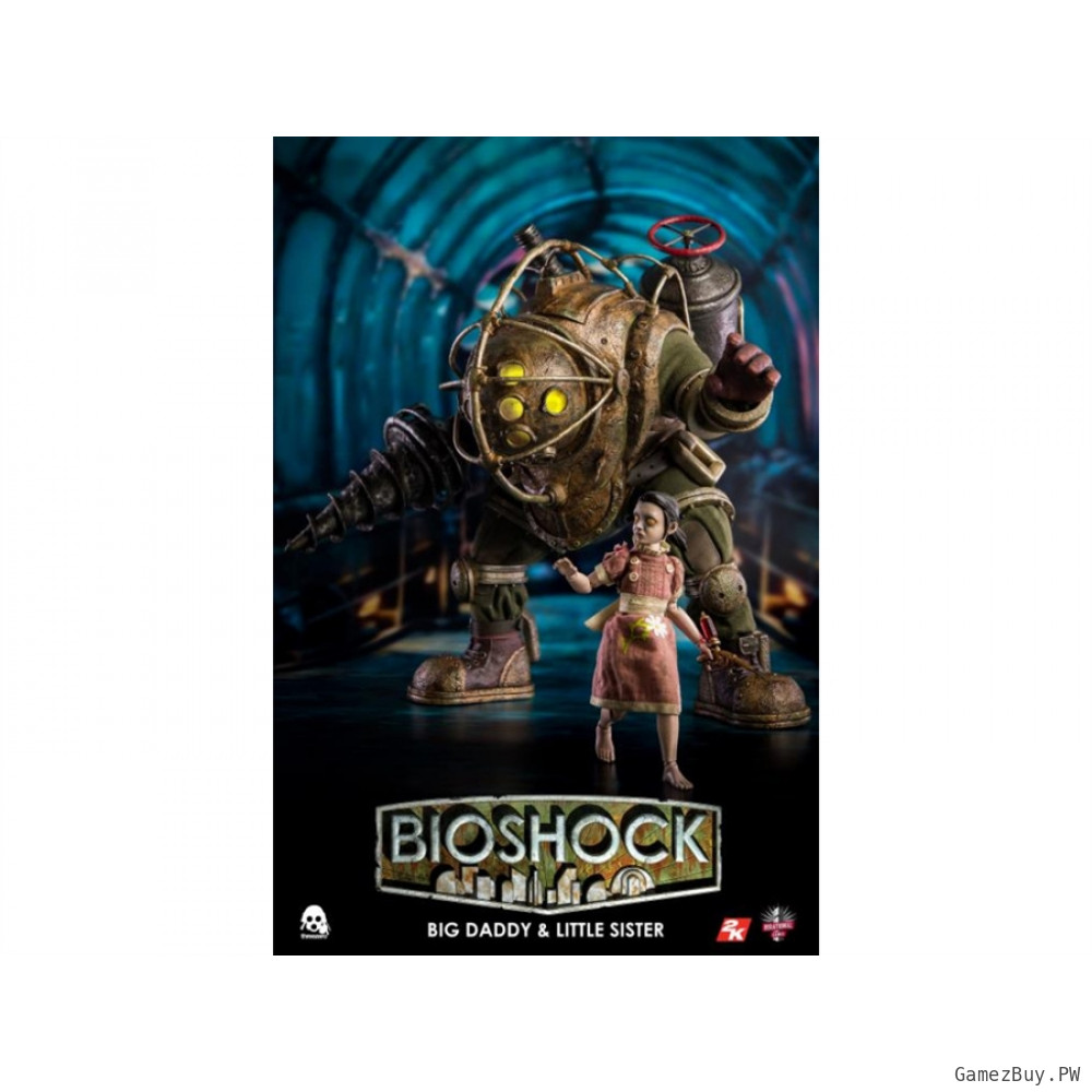 Фигурка из игры Bioshock - Большой Папочка и Маленькая Сестричка (Big Daddy & Little Sister)