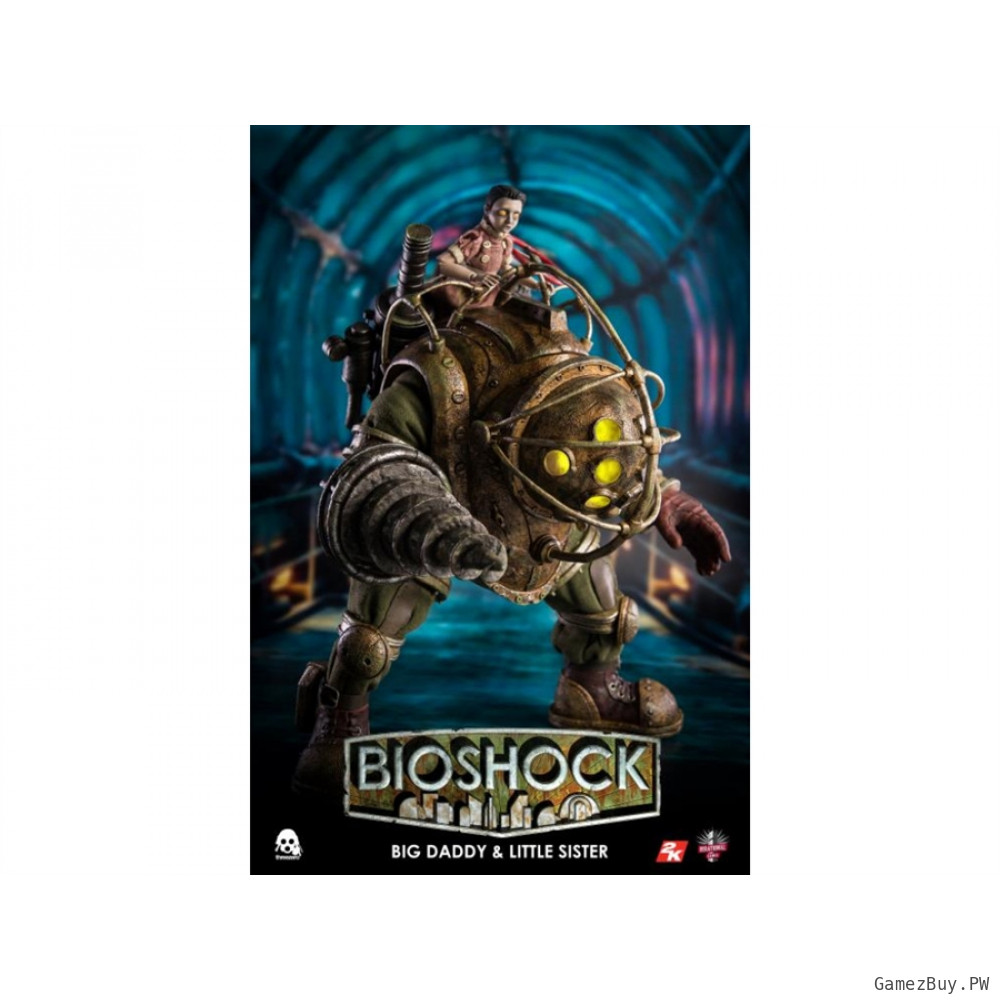 Фигурка из игры Bioshock - Большой Папочка и Маленькая Сестричка (Big Daddy & Little Sister)