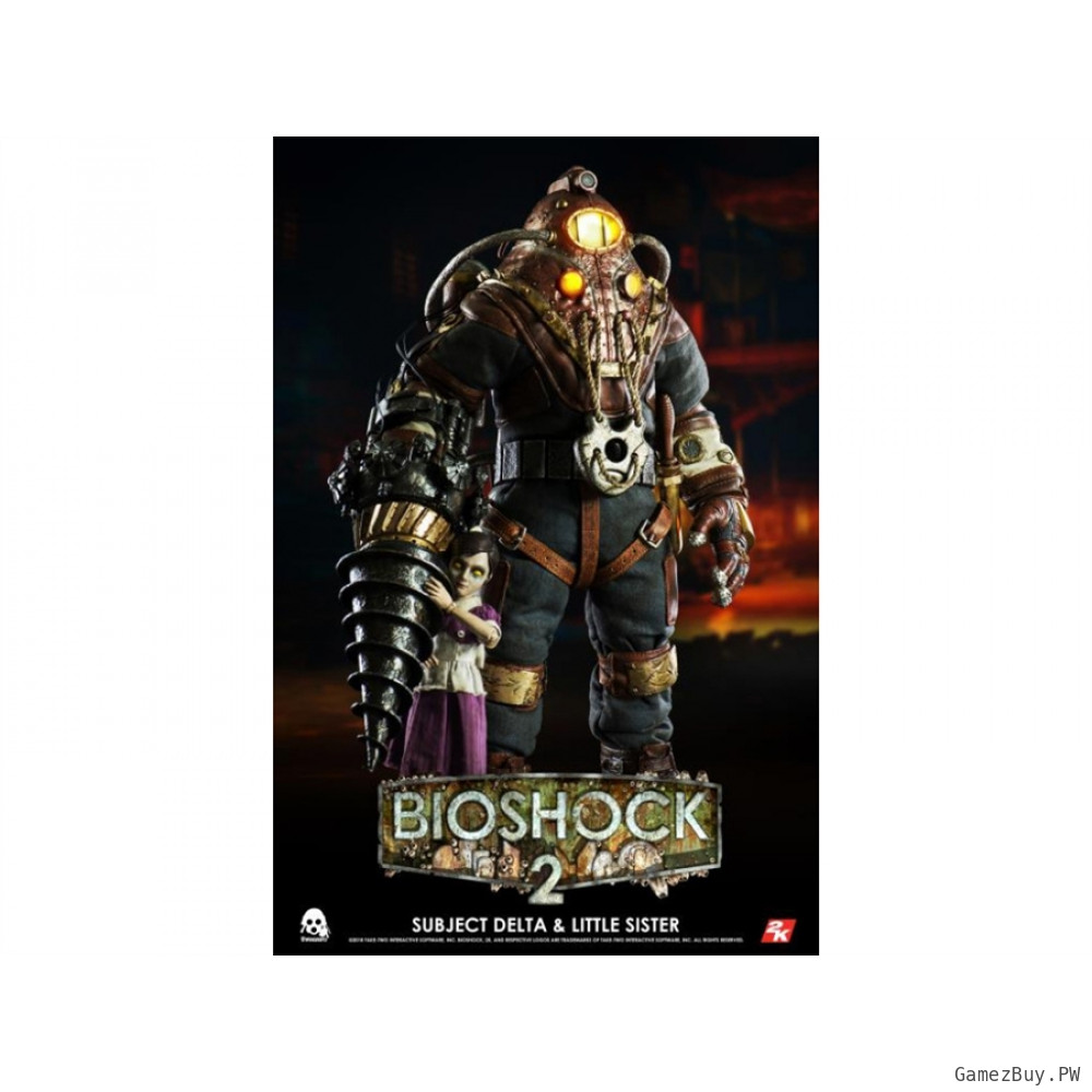 Фигурка из игры Bioshock 2 - Объект Дельта и Маленькая Сестричка (Subject Delta & Little Sister) Deluxe