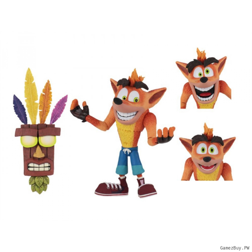 Фигурка из игры Crash Bandicoot - Крэш (Crash) Ultra Deluxe