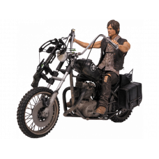 Фигурка из сериала Ходячие мертвецы -  Дерил Диксон на мотоцикле (Daryl Dixon)