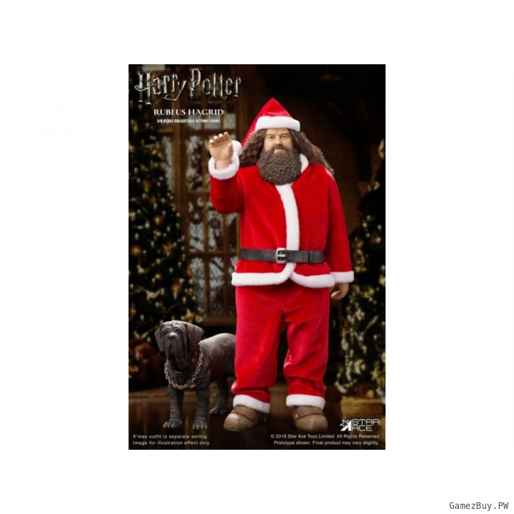 Фигурка из фильма Гарри Поттер и философский камень - Рубеус Хагрид (Rubeus Hagrid) Santa Version