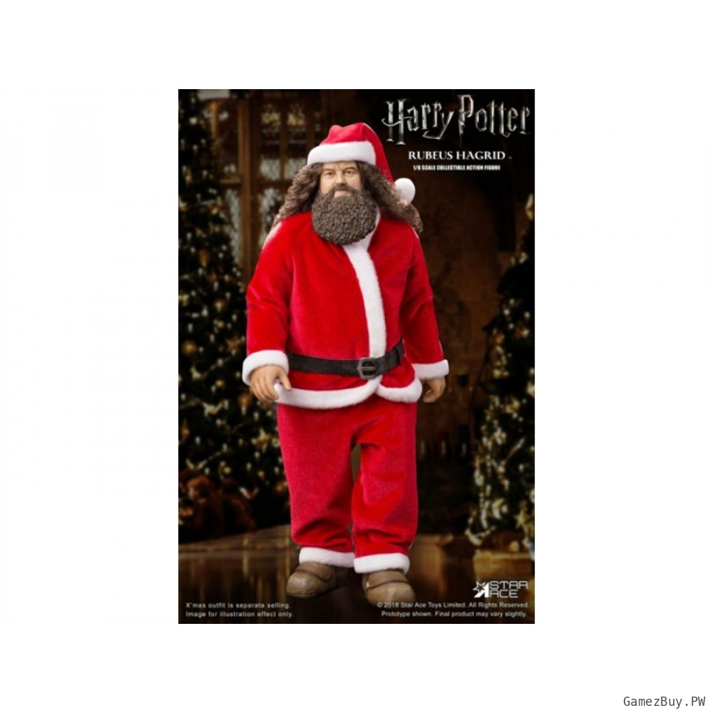 Фигурка из фильма Гарри Поттер и философский камень - Рубеус Хагрид (Rubeus Hagrid) Santa Version