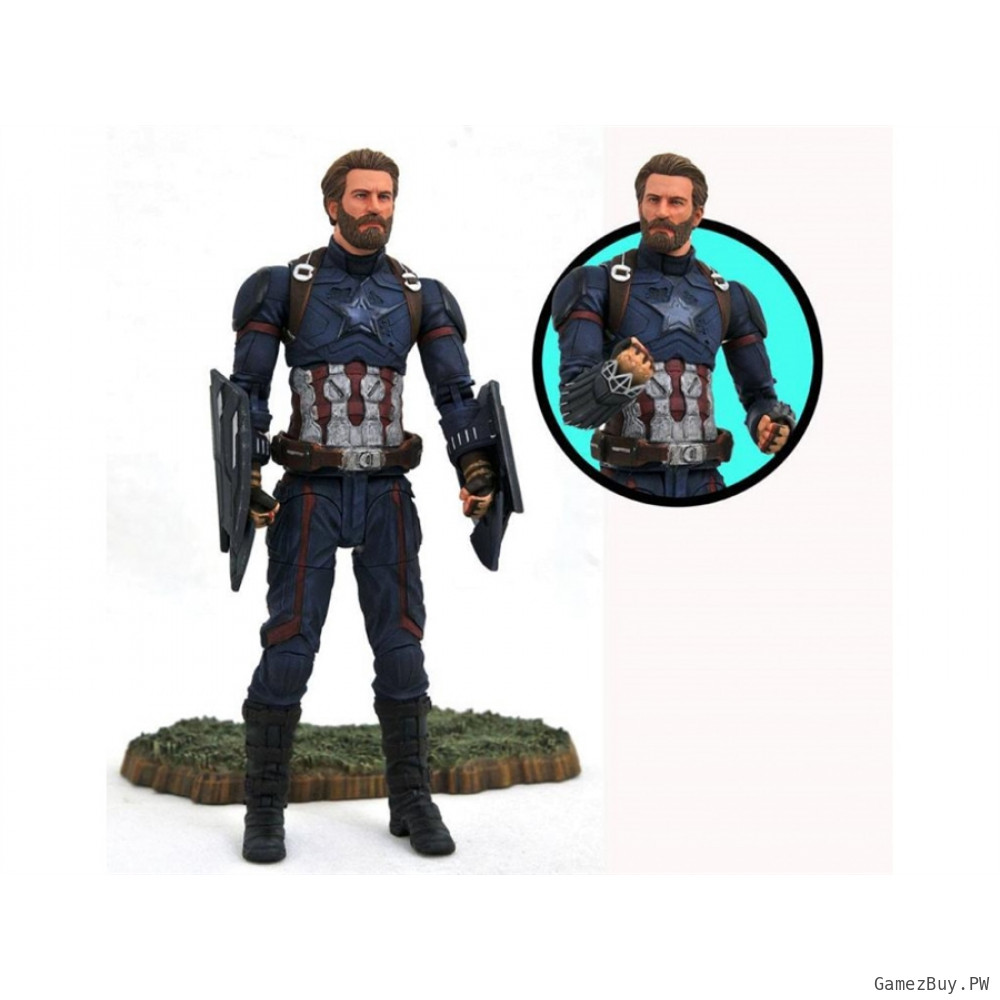 Фигурка из фильма Мстители: Война бесконечности - Капитан Америка (Captain America) Select Version