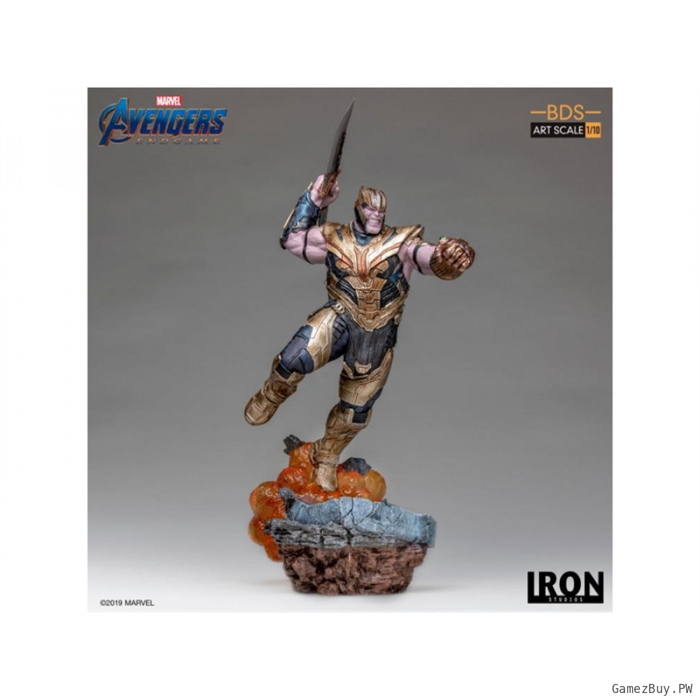 Статуя из фильма Мстители: Финал - Танос (Thanos) Battle Diorama Series