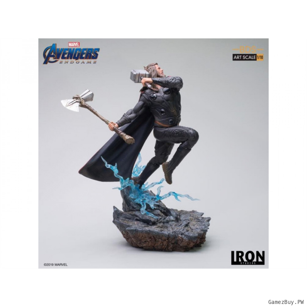Статуя из фильма Мстители: Финал - Тор (Thor) Battle Diorama Series