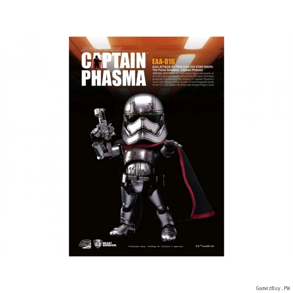 Фигурка из фильма Звёздные войны: Пробуждение силы - Капитан Фазма (Captain Phasma) Egg Attack